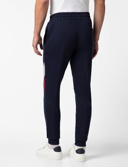 FYLTR Mens Colourblock Joggers with Elasticated Waist and Contrast Drawstrings