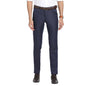 Turtle Men Poly Viscose Ultra Slim Fit Dobby Print Navy Formal Trouser