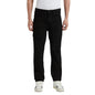 Black Mid Rise Straight Cargos