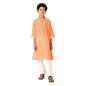 Fabindia BoyS Cotton Printed Regular Kurta (1030887Orange_Orange