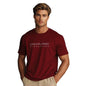 Nobero MenS Typography Regular Fit T-Shirt (1M-Twts-C0818-Sa_Wine Red