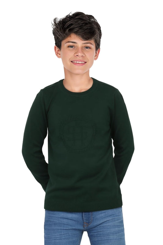Allen Solly Boys Regular Fit Solid Pullover