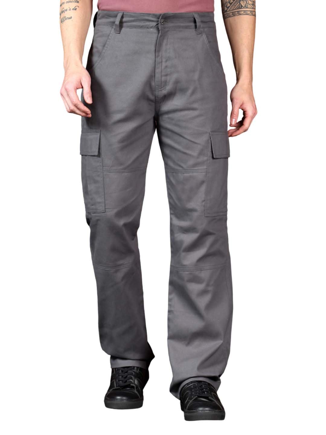 Kotty MenS Cargo Pants | Cotton Cargo Pants For Men | Comfortable & Stylish Cargos(Grey,28)