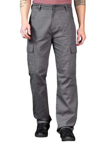 Kotty MenS Cargo Pants | Cotton Cargo Pants For Men | Comfortable & Stylish Cargos(Grey,28)