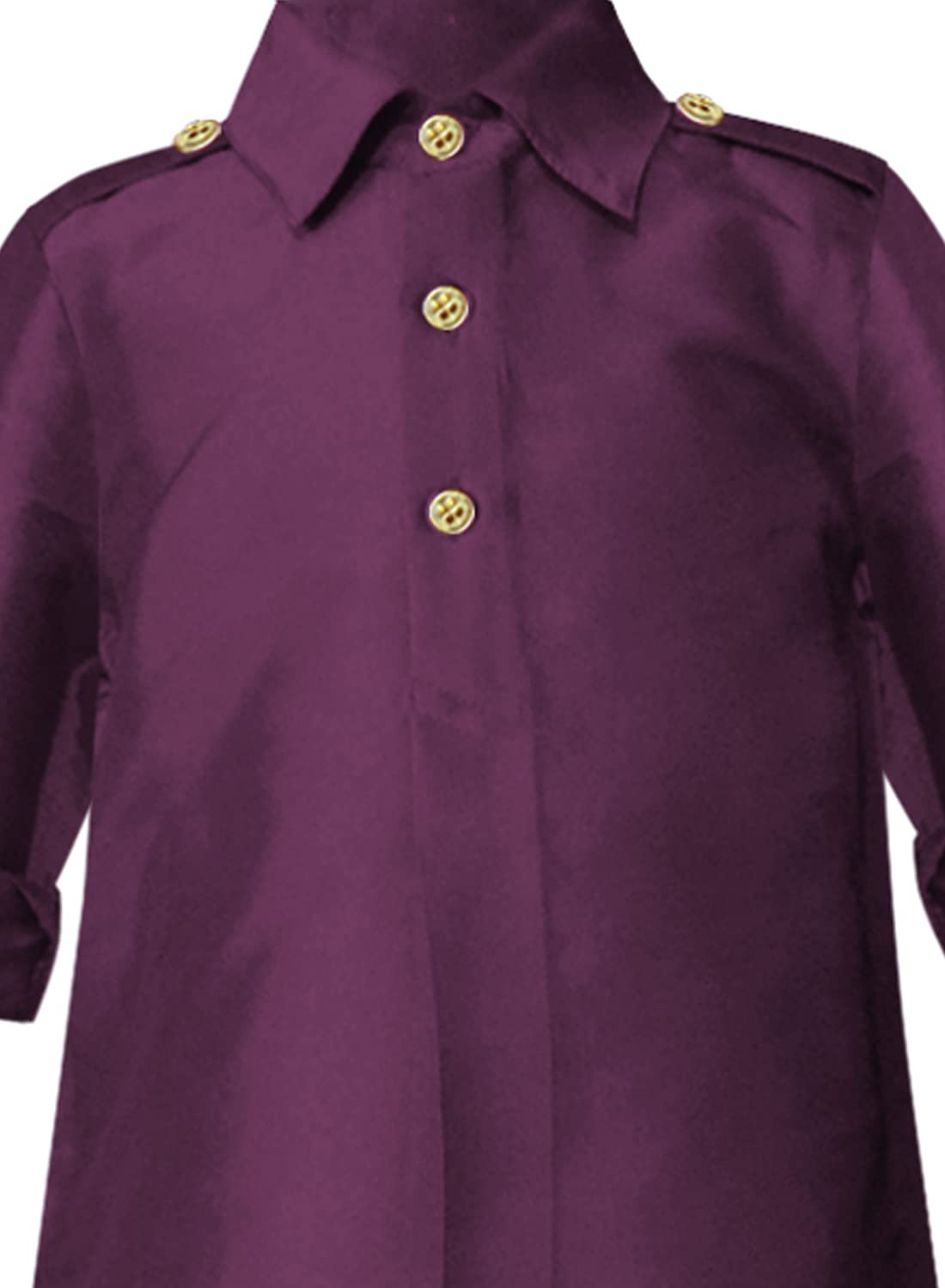 A.T.U.N. (ALL THINGS UBER NICE) Boys Solid Full Sleeve Pathani Suit Set | Kurta and Pyjama Set | Ethnic Clothing Set for Festiva