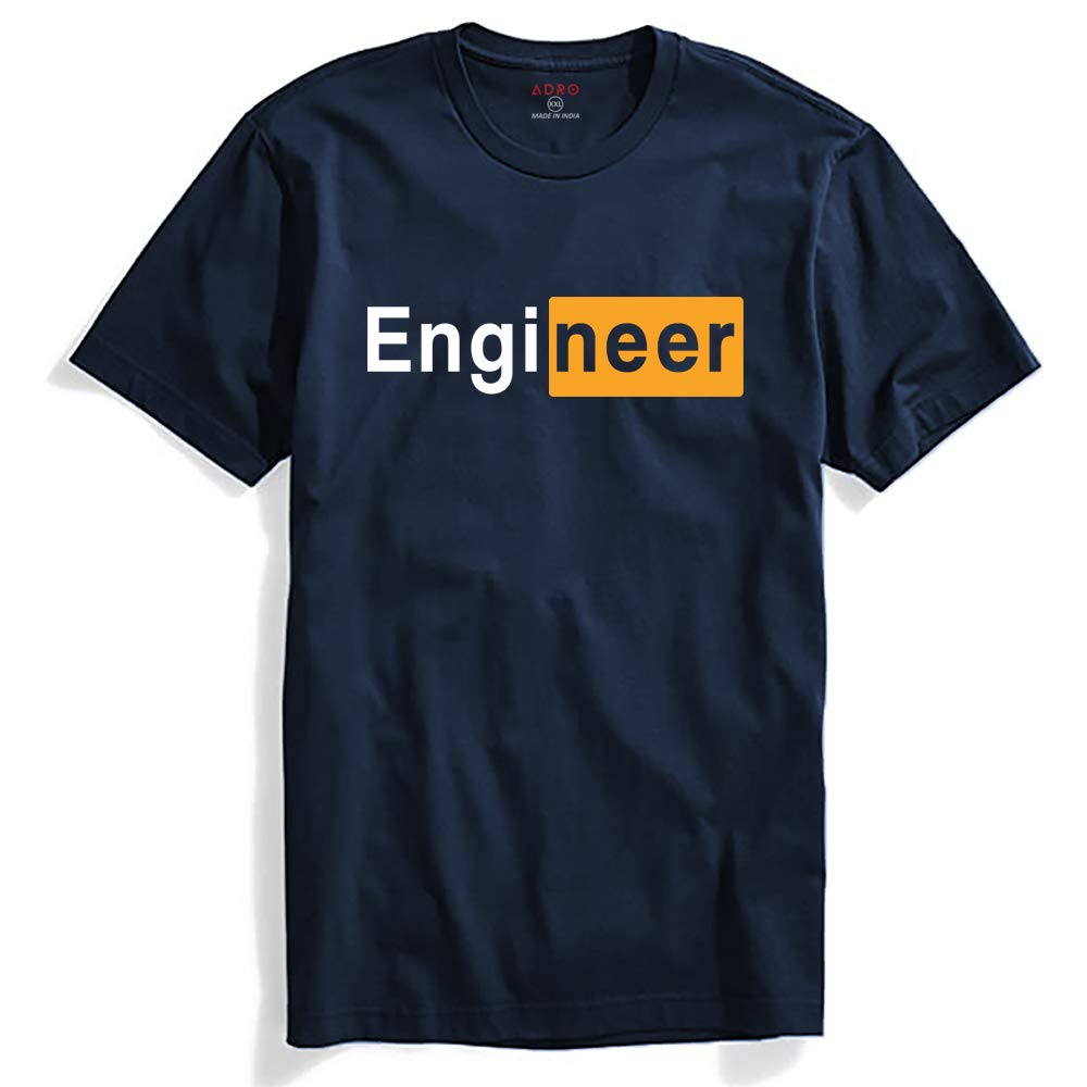 ADRO Engineer Mens Cotton Printed T-Shirt (R21-M-EGN)