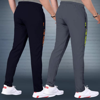 Pinkmint Combo Track for Men Lycra with Pocket for Gym, Tracking, Toga, Sport, Home