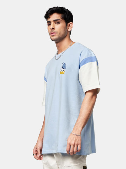 The Souled Store Official Disney: Donald Duck Attitude Men Oversized T-Shirts Multicolour