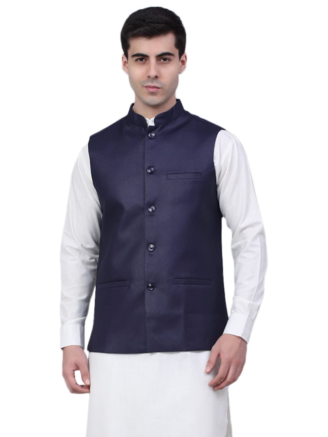 Jompers Mens Solid Waistcoat
