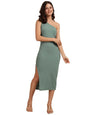 Wedani Bodycon New Dress for Women Green
