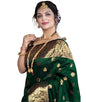 Yashika Womens Zari Woven Cotton Silk Jacquard Saree with Unstitched Blouse Material (AZ-YS-OG1-JYOTIKA Green