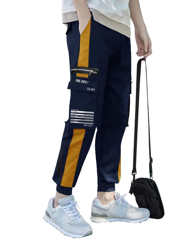 Noble Monk Track Pant For Men | Stylish Track Pants | Cargo Pockets | JoggerS For Men