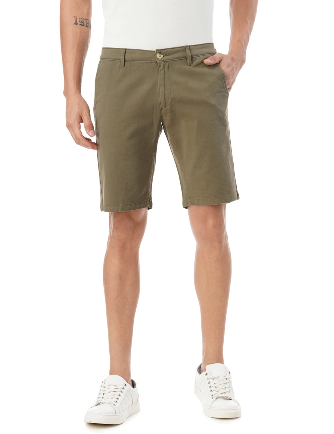 Fyltr MenS Chino Shorts (Fylss23Mk-001_Mythical Olive