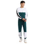 Nobero MenS Green Colorblock Cotton Coord-Set With Joggers