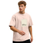 Nobero Men Cotton Graphic Print Oversized Fit T-Shirt (1M-Twrt-C0910-Og_Blush