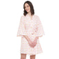 Fabindia Pink Cotton Printed Sleepwear Shrug (S)