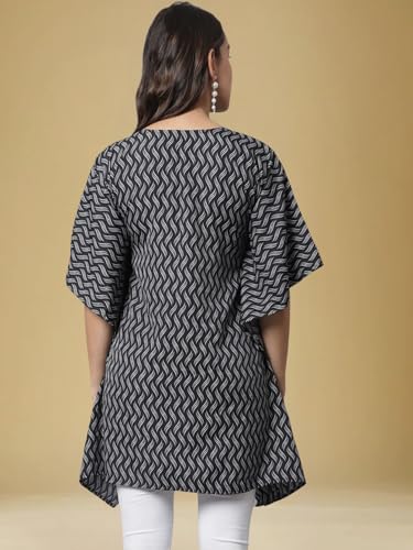 Tee Projekt Casual Crepe Kimino Sleeves WomenS Kaftan Dress Ll Elegant Casual & Everyday Kurta (Pack Of 3)