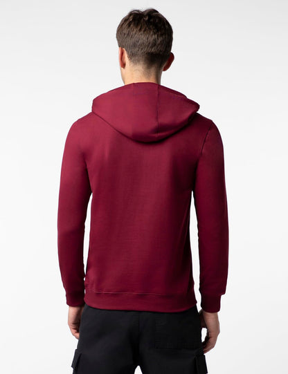 FYLTR Mens Casual Full Sleeve Hoodie with Drawstring - Half Zip Closure | Utility Pocket with Flap | Casual Winterwear for Men