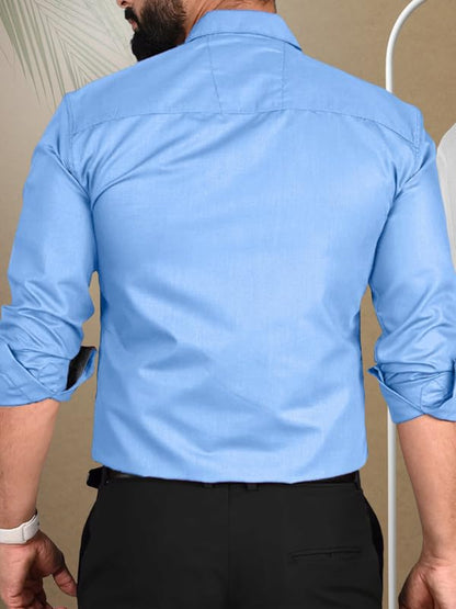 Tee Projekt Casual Cotton Long Sleeve Shirt for Men Formal Wear Regular Wear