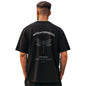 Nobero MenS Graphic Print Oversized Fit T-Shirt (1M-Twrt-C0841_Black