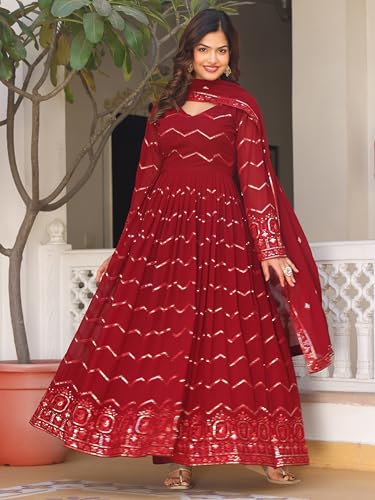 Fashion Basket Georgette Anarkali Kurta For Women