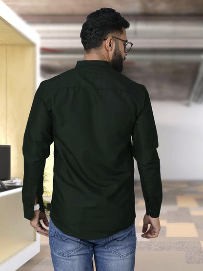 PinkMint Shirt for Men Cotton Fancy Long Sleeve Button Down Formal Combo Shirt Stylish Summer Shirt Fancy Goa Wear (Pack of 2)