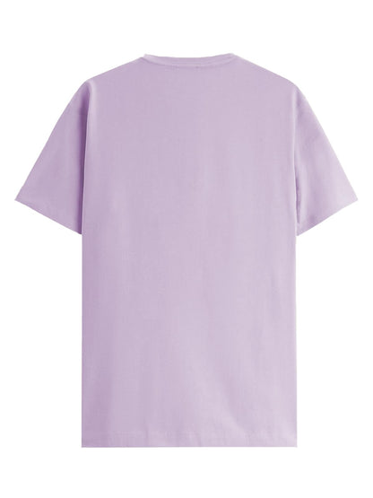 ADRO Mens Solid Regular Fit T-Shirt (RN24-BYO-PU_Purple