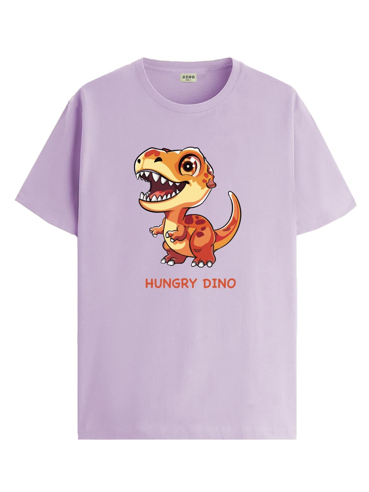 ADRO T Shirts for Boys & Girls || Dinosaur Printed T-Shirt || Ages 3-14 || 100% Cotton Round Neck Tshirt for Boys & Girls||KRN-D