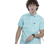 The Indian Garage Co Blue Regular Fit Spread Collar Striped Short Sleeves Shirt