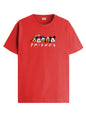 ADRO T Shirts for Boys & Girls | Friends Printed T-Shirt | Ages 3-14 | 100% Cotton Round Neck Tshirt for Boys |KRN-L2-FRIEND-RD-