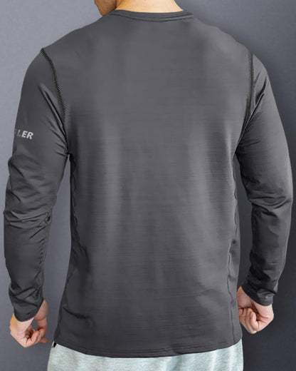 Noble Monk Round Neck Regular Fit Gym Wear Tshirt