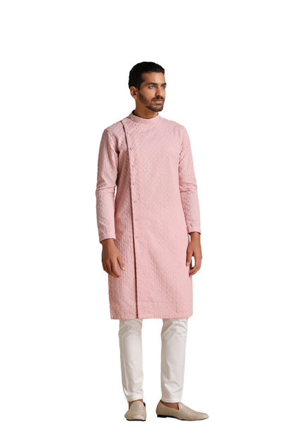 Manyavar Kurta Set For Men, Full Sleeves Mandarin Collar Ethnic MenS Kurta Set For Engagement, Wedding, Party Blended Cotton Em