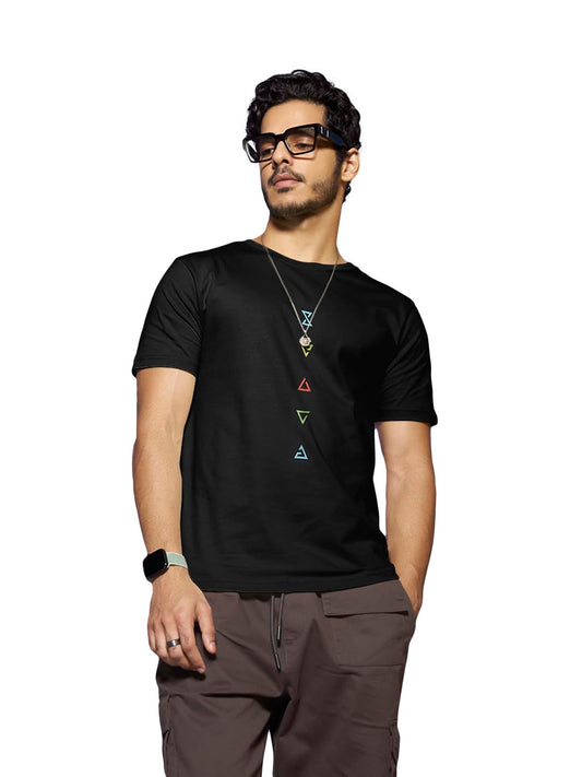 Bewakoof Mens Black Witcher Ability T-Shirt