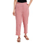Fabindia Women Tapered Casual Pant Cotton_Xs Pink