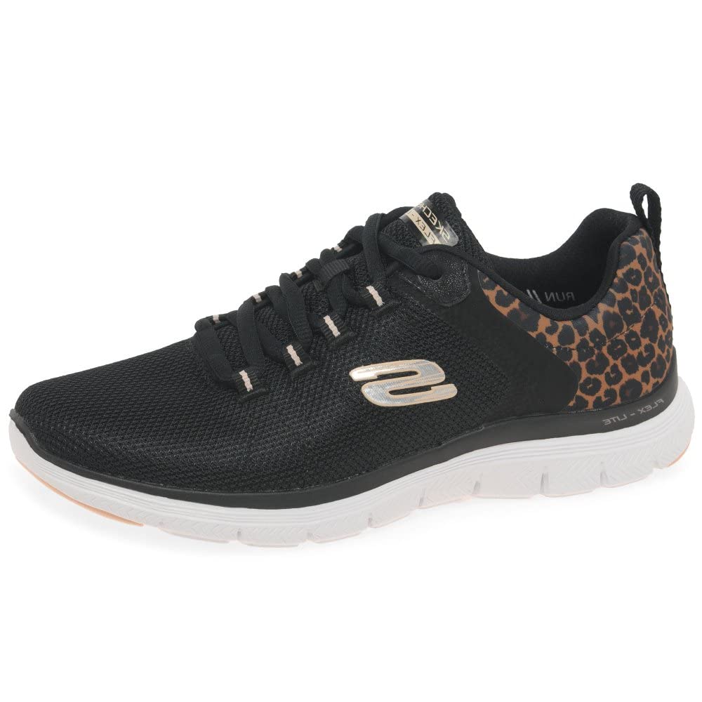 Skechers Women Flex Appeal 4.0 Wild Ballad Leopard Casual Shoes