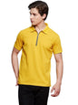 Greciilooks Venslooks MenS Cotton Regular Fit Solid Polo Neck T-Shirt | MenS Cotton Regular Fit Solid Polo Neck T-Shirt (Large