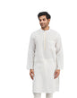 Fabindia Men's Natural Cotton Blend Long Kurta