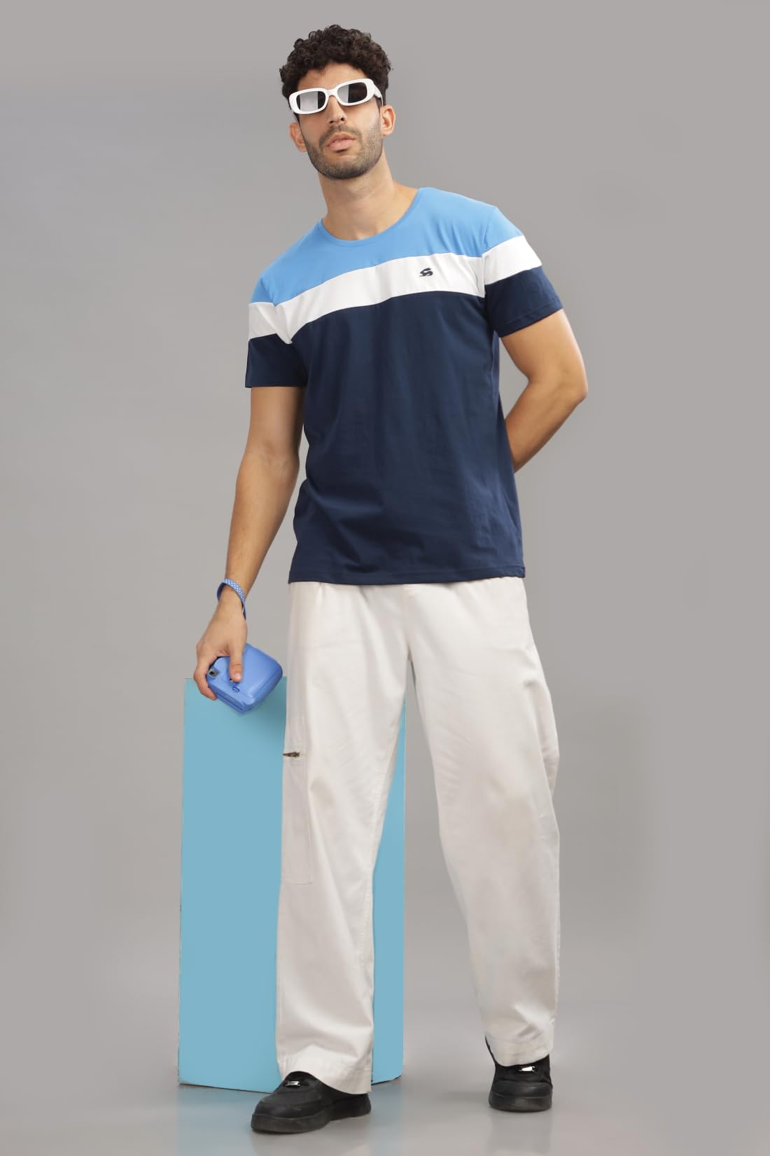 ADRO Tshirt for MenMulti Color T-Shirt for MenCotton T-ShirtMens TshirtRN8-24-SKWHNB