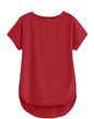 SHODOX Womens Cotton Blend Solid Regular fit Round Neck Short Sleeve T-Shirt (Pack of 1)