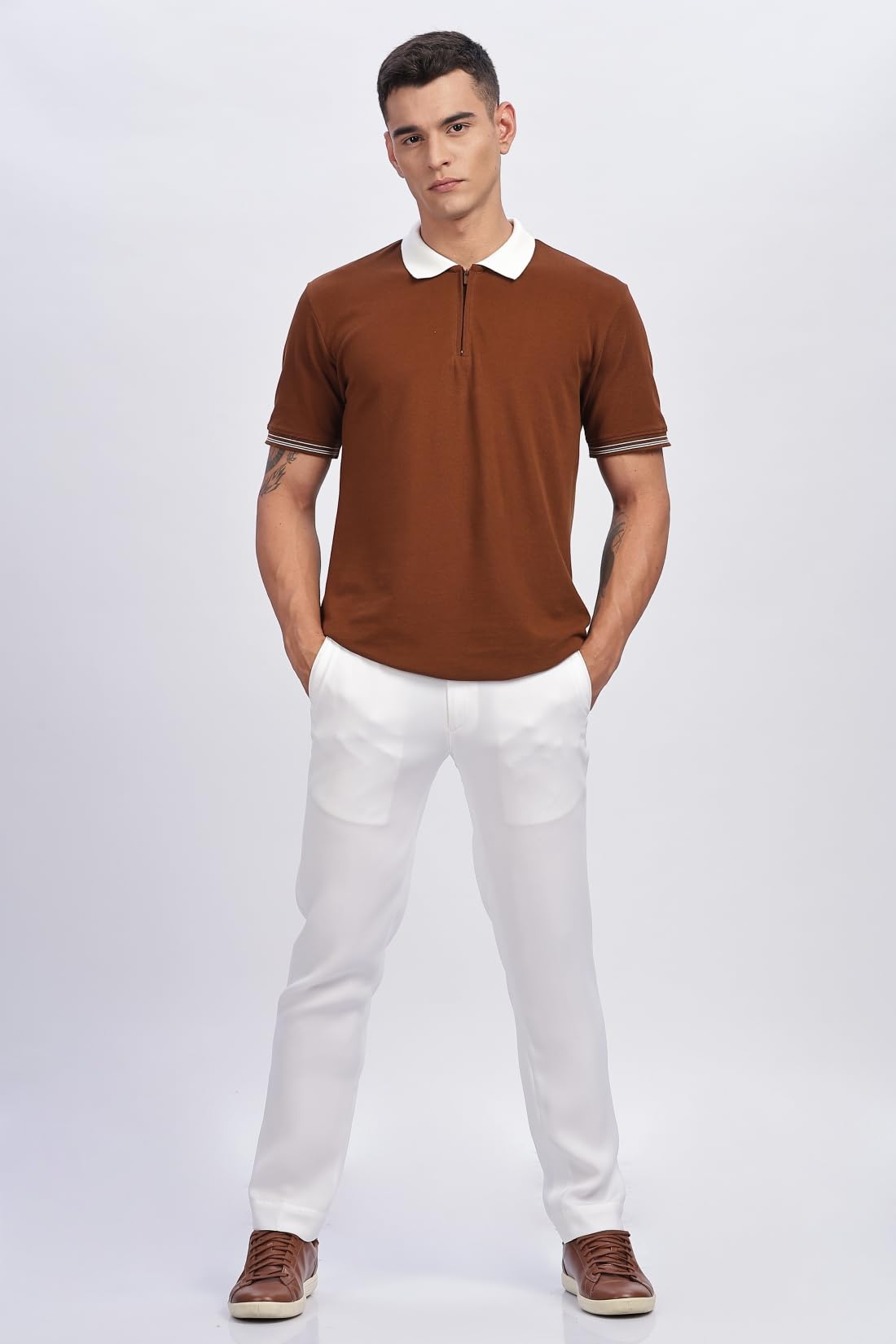ADRO Polo T Shirt for Men | Plain Polo T-Shirt | 100% Cotton Polo Tshirt | Regular Fit Polo| Available in Plus Size Polo (in, Al