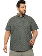 Thomas Scott Mens | Regular Fit | Floral Printed | Plus Size | 100% Cotton | Short Sleeve | Spread Collar | Casual | Shirt for