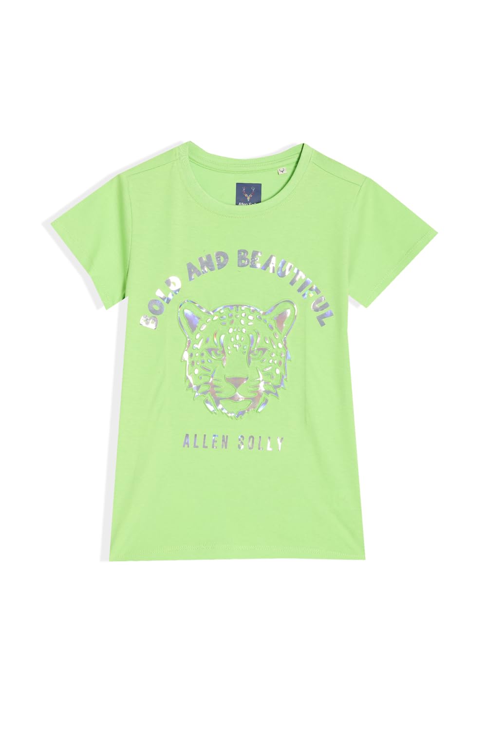 Allen Solly Girls Regular Fit Printed Graphic Casual Cotton T-Shirt