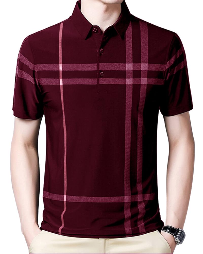 Nobel Monk MenS Regular Fit Polo T Shirt |Half Sleeves |Collar Tshirts |Casual T-Shirt For Men