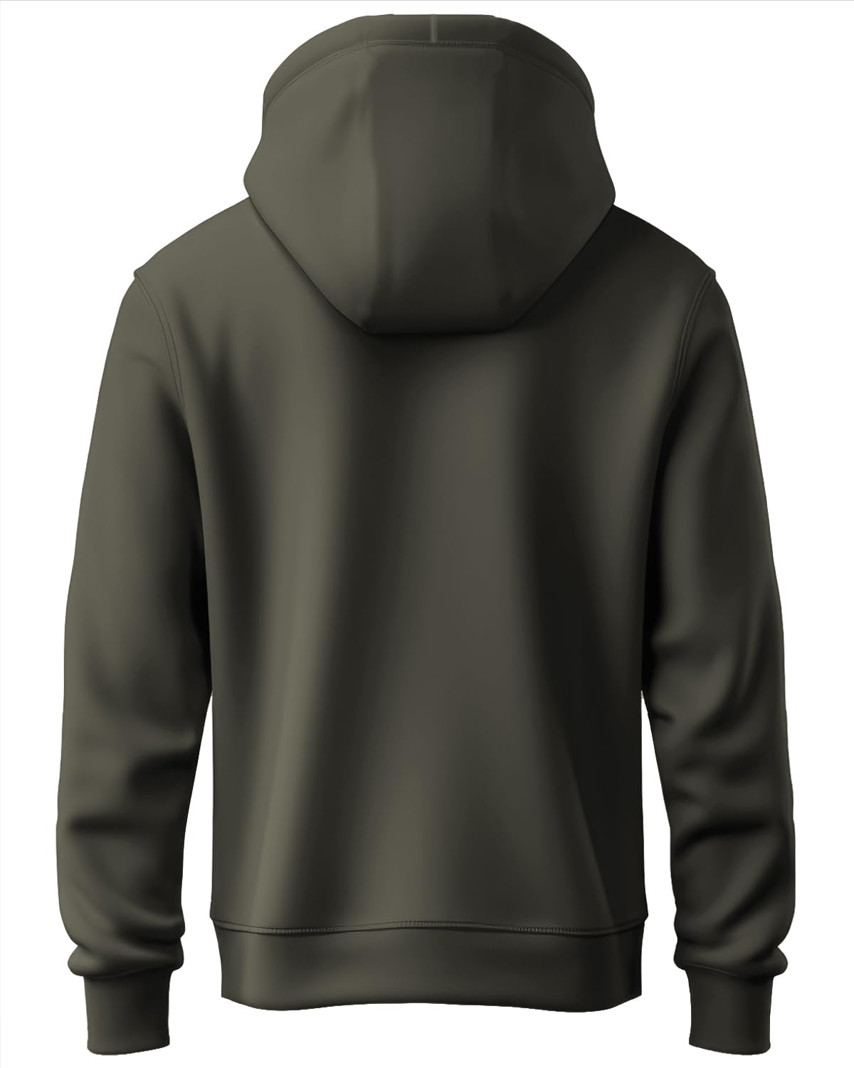 ADRO Men's Cotton Hooded Hoodie (H20-M-DBA-OL_Olive)