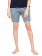 Lyra Pure Cotton Printed Night Shorts For Women