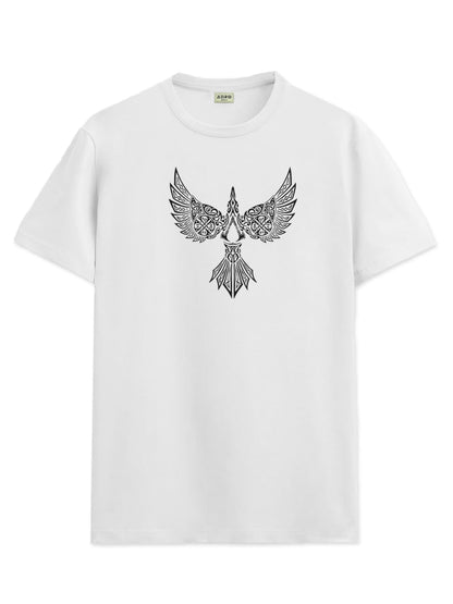 ADRO Mens Bird Design Tshirt for Bird Lovers -Premium Cotton T Shirt with Vibrant Bird Design -Comfortable and Stylish Fit T-Shi
