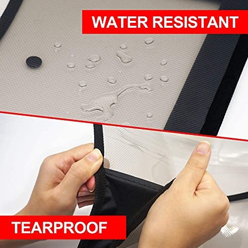 Fedus Document Holder Envelope Folder,File Storage Bag With Snap Button Transparent Plastic File For Documents File Holder/Docum