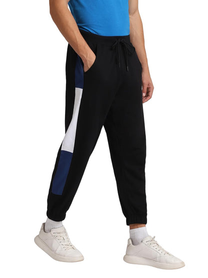 Nobero Zaedn Joggers MenS Solid Black Color Slim Fit Night Sleep Lounge Running Joggers Lower Wear Sweat Bottoms Track Pants Ou