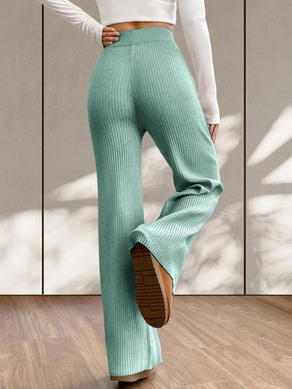 Tee Projekt Women s Textured Trousers for Women l Loose Fit High-Waisted Pant l Office, Formal, Home Trouser (Pack of 3)