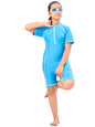 Aarika Boys Sports Wear Sky Blue Colour Solid Nylon Swim Suit-(4-15 Years)-(New_SW_SHM_AB_603_Sky_Blue_12)